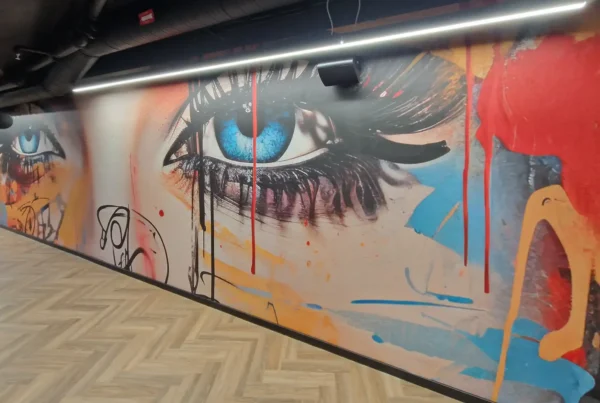 inredningsfilm och dekorfilm för gym stockholm
